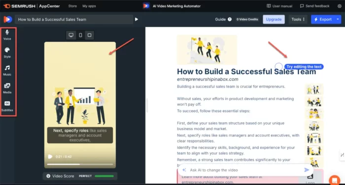 AI Video Marketing Automator