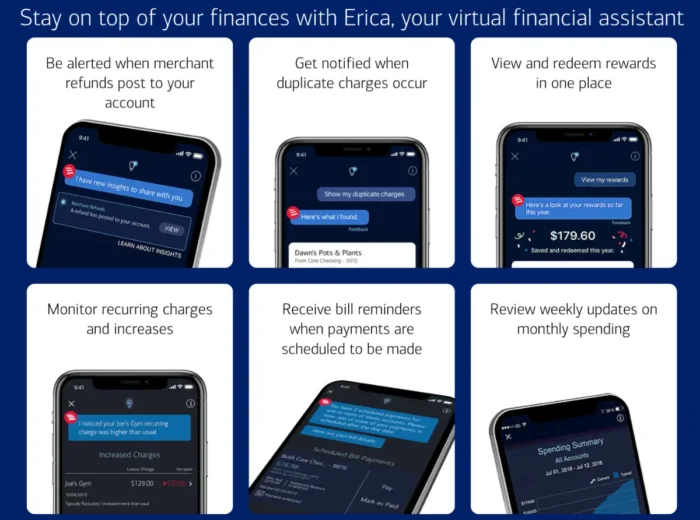 Bank of America Erica Chat