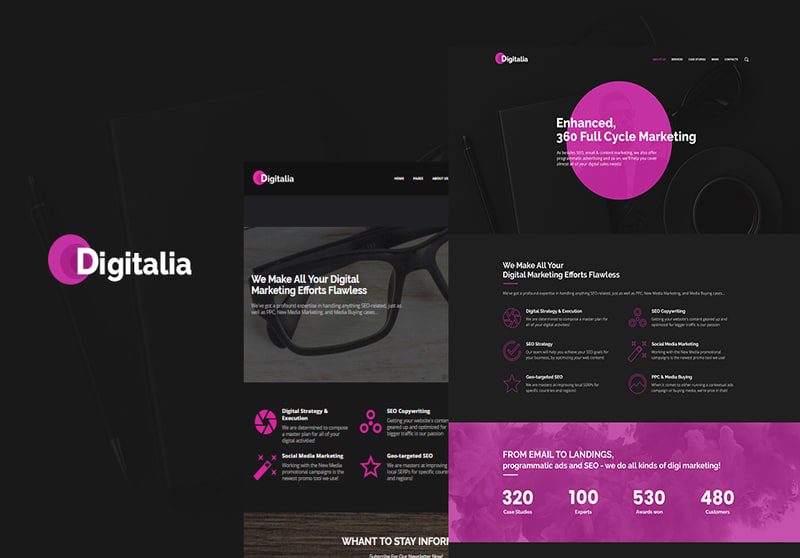 Digitalia - Digital Agency WordPress Theme
