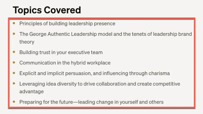 Executive Leadership - Skills Experienced Leaders Need to Succeed