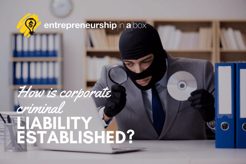 How is Corporate Criminal Liability Established