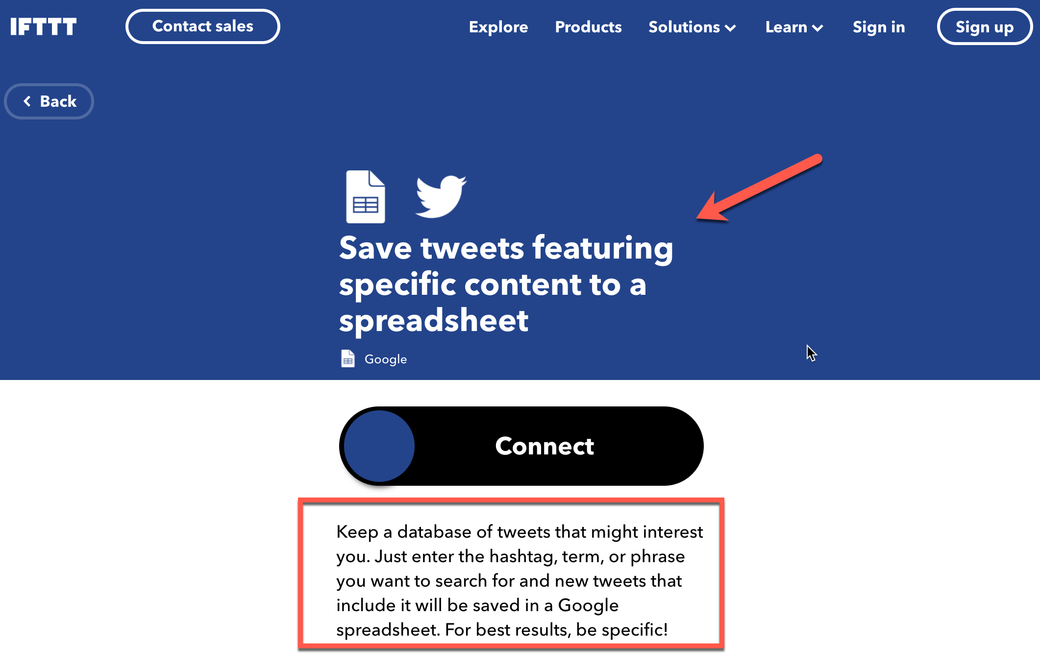IFTTT for purchase intent
