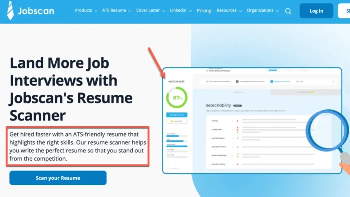 Jobscan Resume Scanner