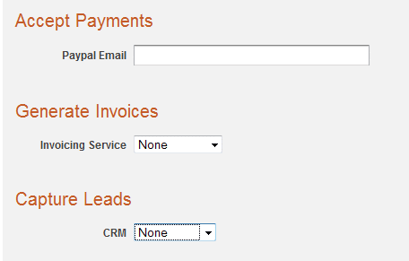 Payment, invoice and generate a list 