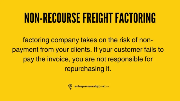 Non-Recourse Freight Factoring