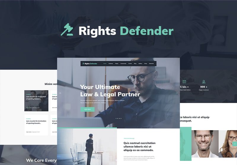 Rights Defender WordPress Theme