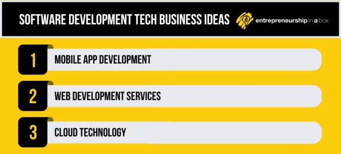 Software Development Tech Business Ideas