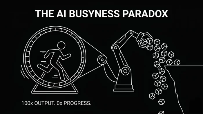 The Busyness Paradox at AI Scale