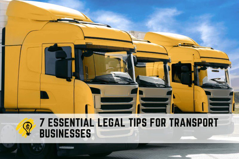 Transport Businesses & Road Accidents 7 Essential Legal Tips to Always Follow