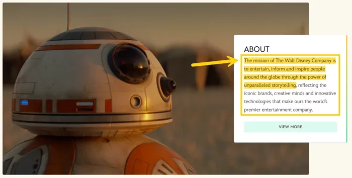 Walt Disney - Mission Statement