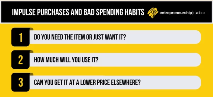 bad spending habit - impulse purchases