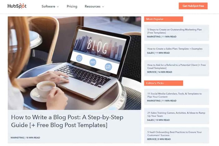 blogging - promote website