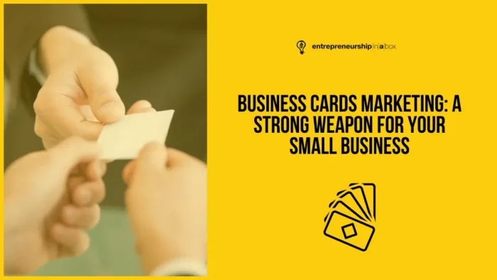 business cards marketing