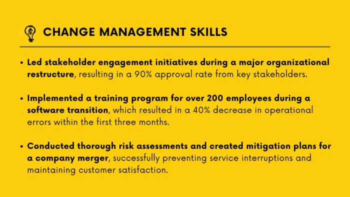 change management skills