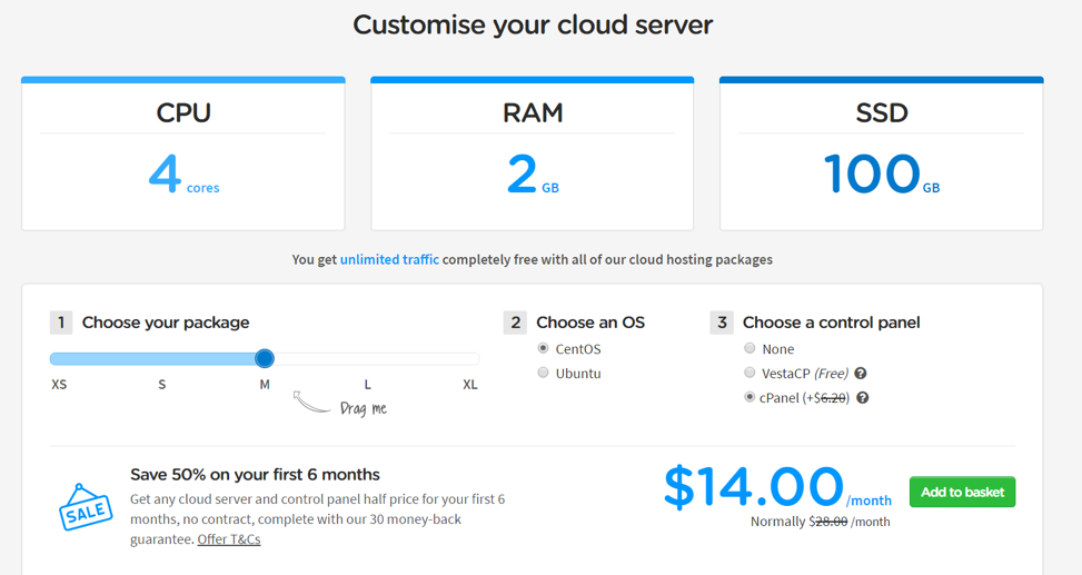 customizing cloud server