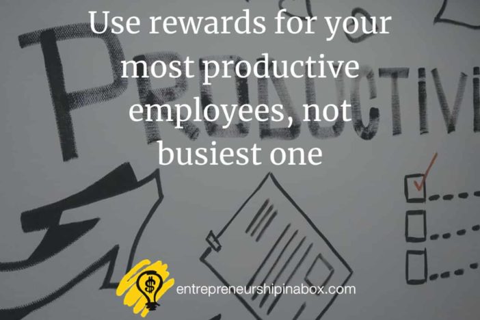employees's productivity rewards