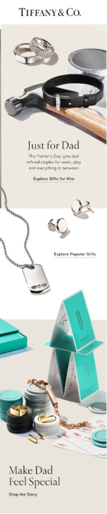 fonts in emails - Tiffany & Co