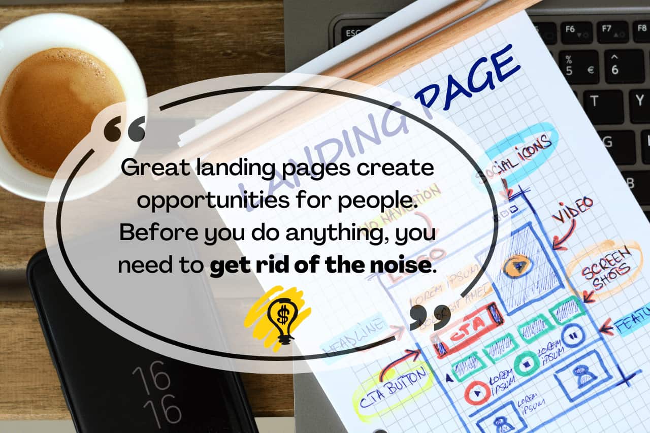landing page - noise