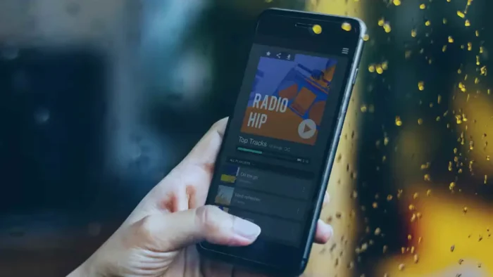 music streaming app