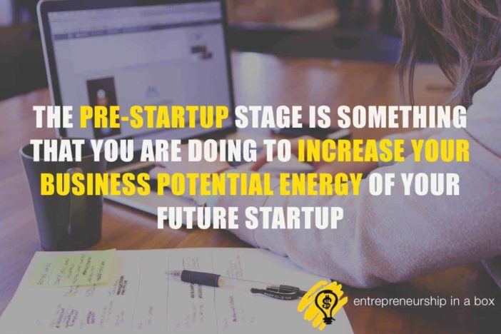 pre-startup stage doing