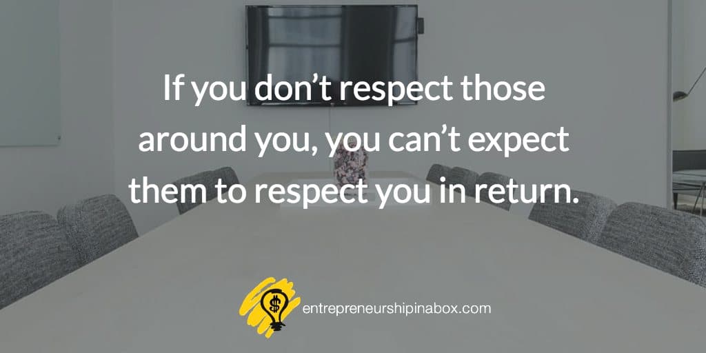 respect on meetings