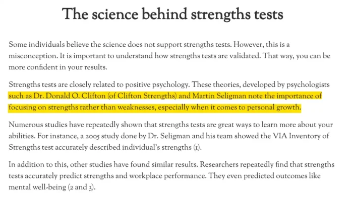 science behind strength test