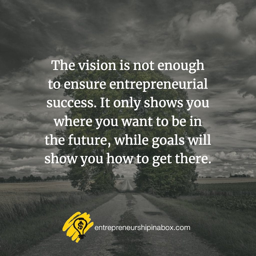successful entrepreneur and vision