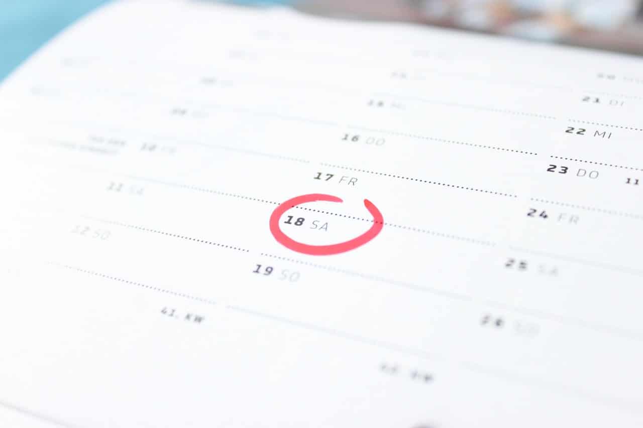 your marketing calendar - earnings calendar